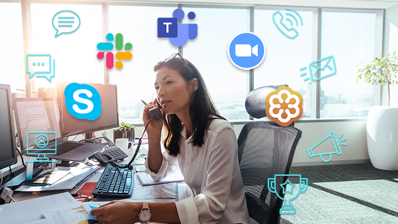 Handling stress from digital workplace communication
